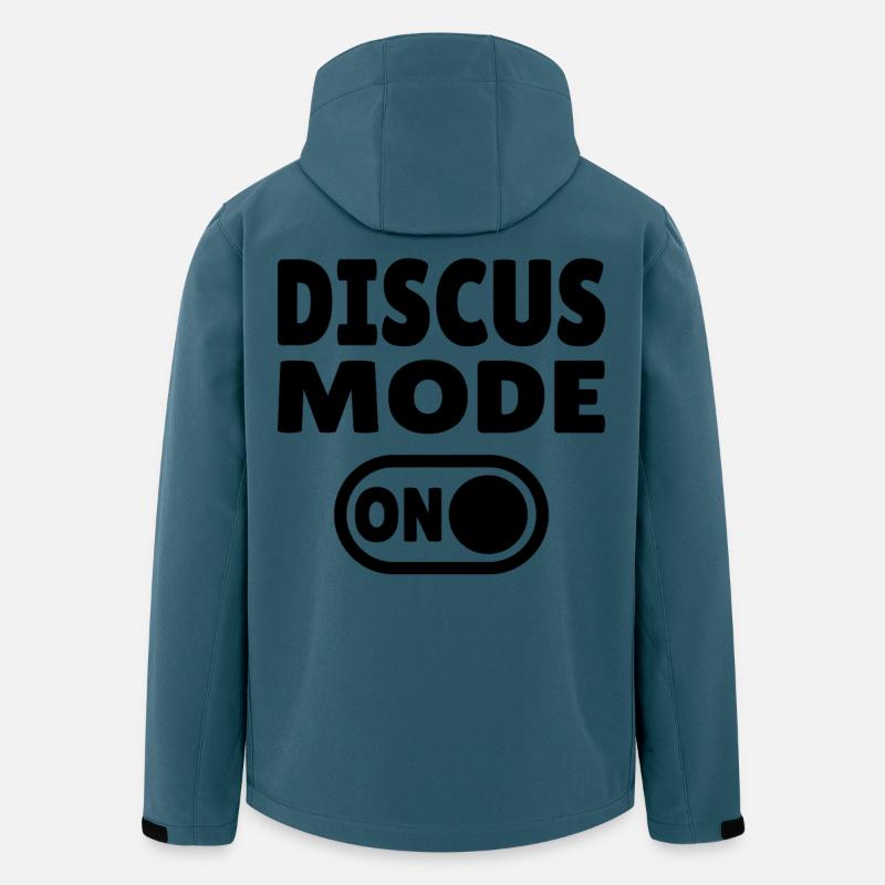 Discus Mode ON - Diskuswerfer - Recycelte Männer Softshell-Jacke von Stanley/Stella - Dunkles Petrol