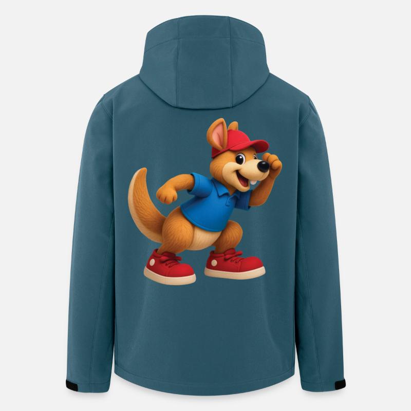 KANGAROO RAP – Baby & Kinder - Recycelte Männer Softshell-Jacke von Stanley/Stella - Dunkles Petrol