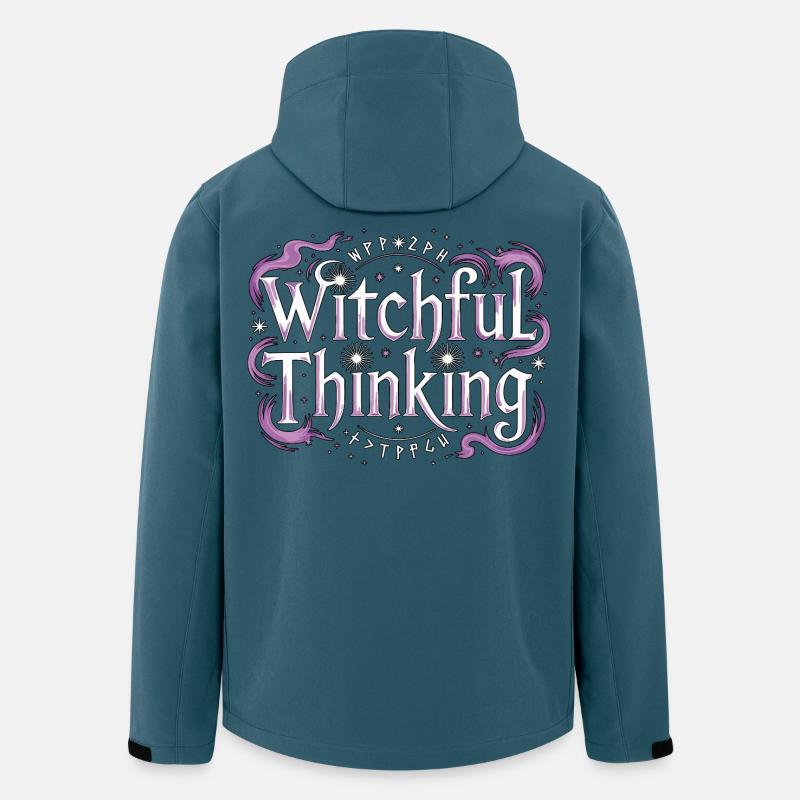Witchcraft Witchful Thinking Loves Tarot Reading - Men’s Recycled Softshell Jacket by Stanley/Stella - stargazer
