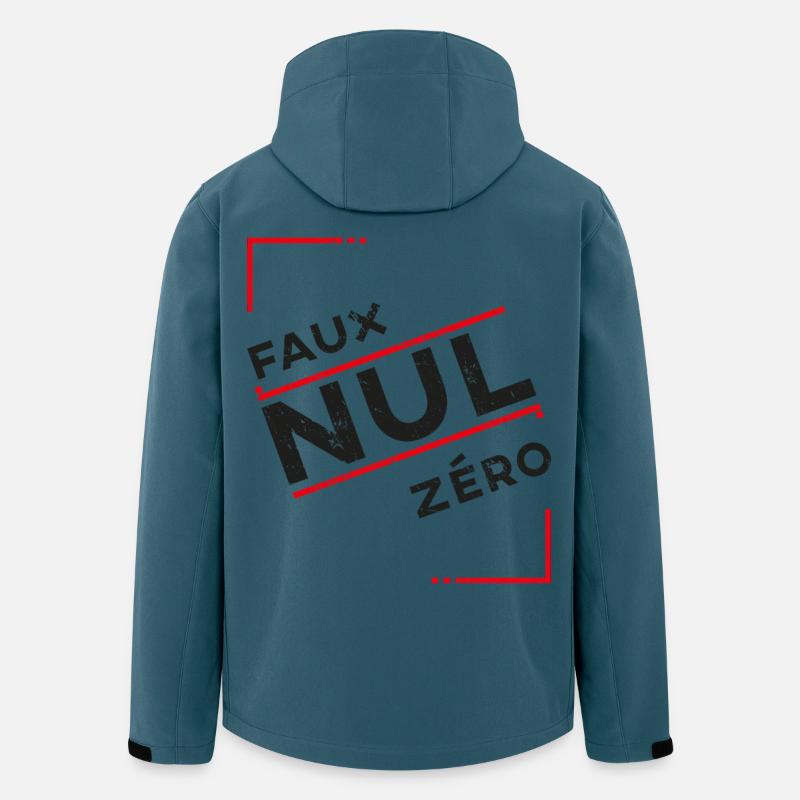 Gefälschtes Zero Zero-Replika-T-Shirt Ihres Komikers - Recycelte Männer Softshell-Jacke von Stanley/Stella - Dunkles Petrol