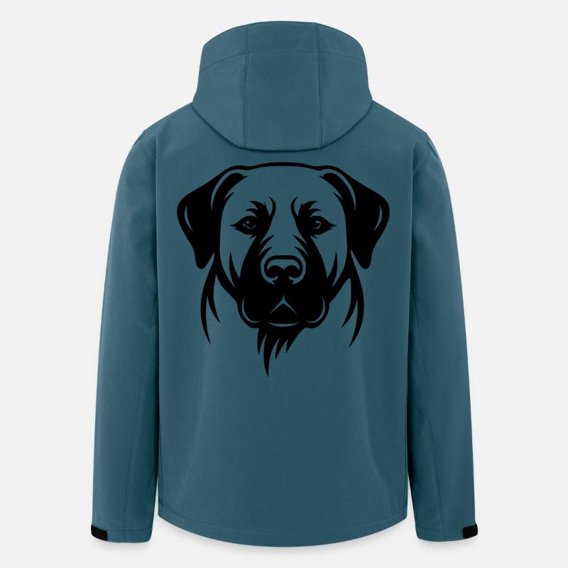 Kangal Anatolischer Schäferhund - Recycelte Männer Softshell-Jacke von Stanley/Stella - Dunkles Petrol