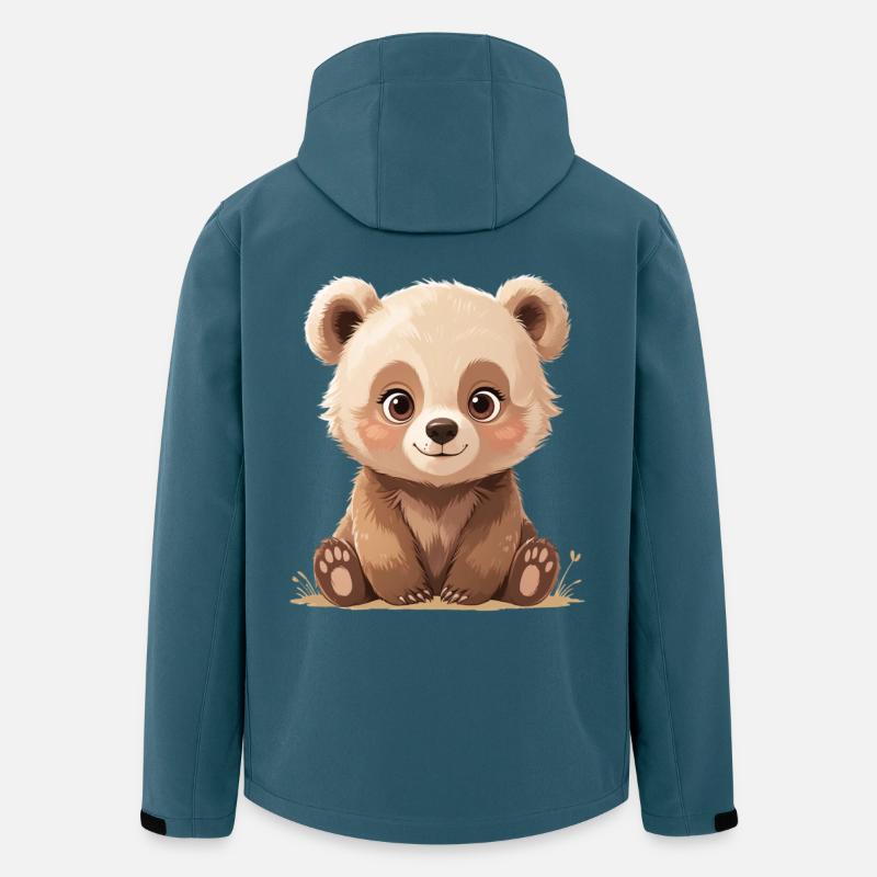 Cuddly bears in the sunlight - Men’s Recycled Softshell Jacket by Stanley/Stella - stargazer