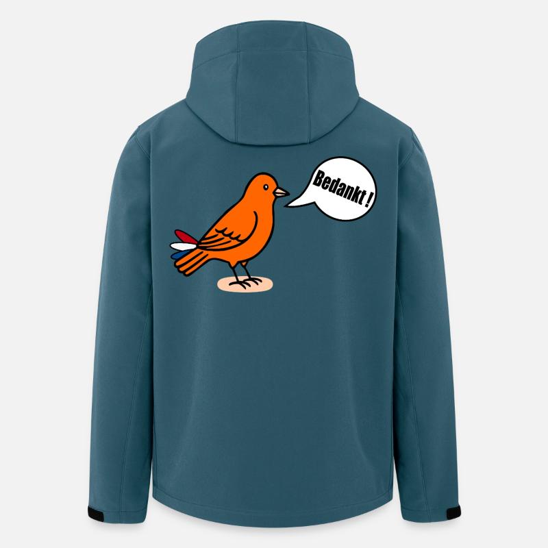 Vielen Dank - Recycelte Männer Softshell-Jacke Discoverer von Stanley/Stella - Dunkles Petrol