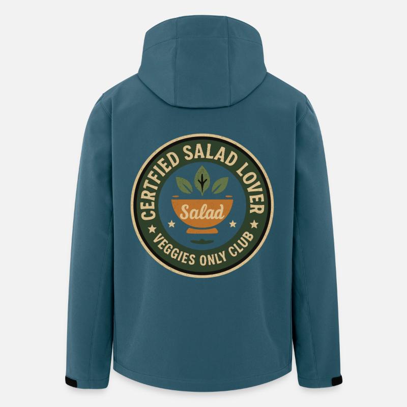 Salat Liebhaber - Recycelte Männer Softshell-Jacke von Stanley/Stella - Dunkles Petrol