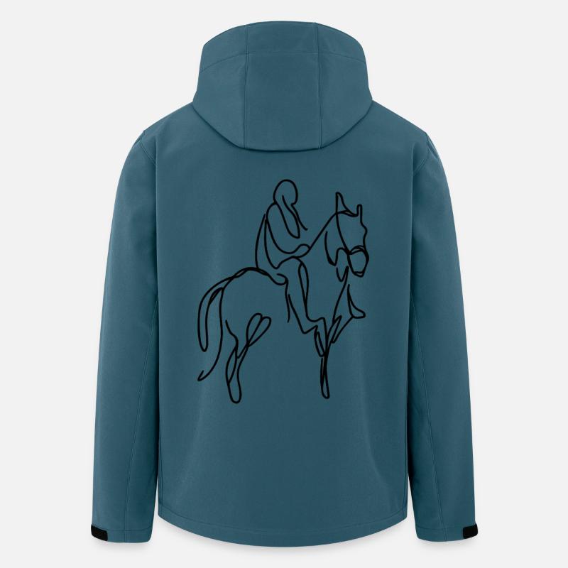 Tab Drawing - Men’s Recycled Softshell Jacket by Stanley/Stella - stargazer