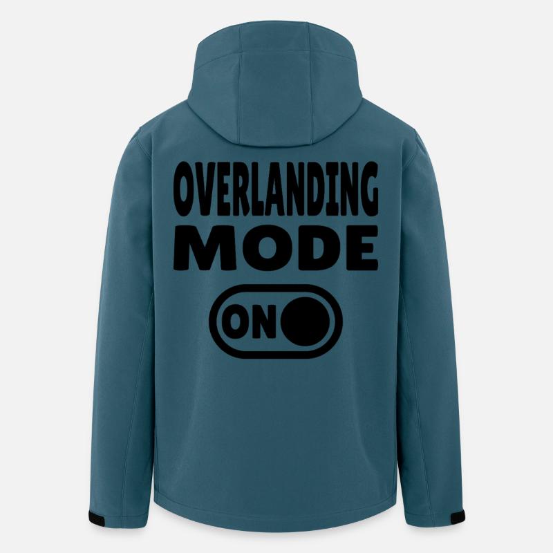 Mode Overlanding ACTIVÉ – Passer à l’aventure - Veste softshell homme en polyester recyclé Stanley/Stella - bleu pétrole foncé