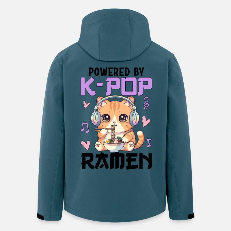 Powered By K-Pop Ramen - Men’s Recycled Softshell Jacket by Stanley/Stella - stargazer