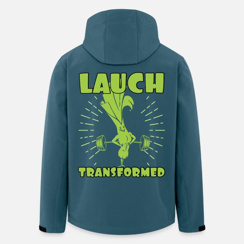 Gewichtheber LAUCH TRANSFORMED Lustiges - Recycelte Männer Softshell-Jacke von Stanley/Stella - Dunkles Petrol