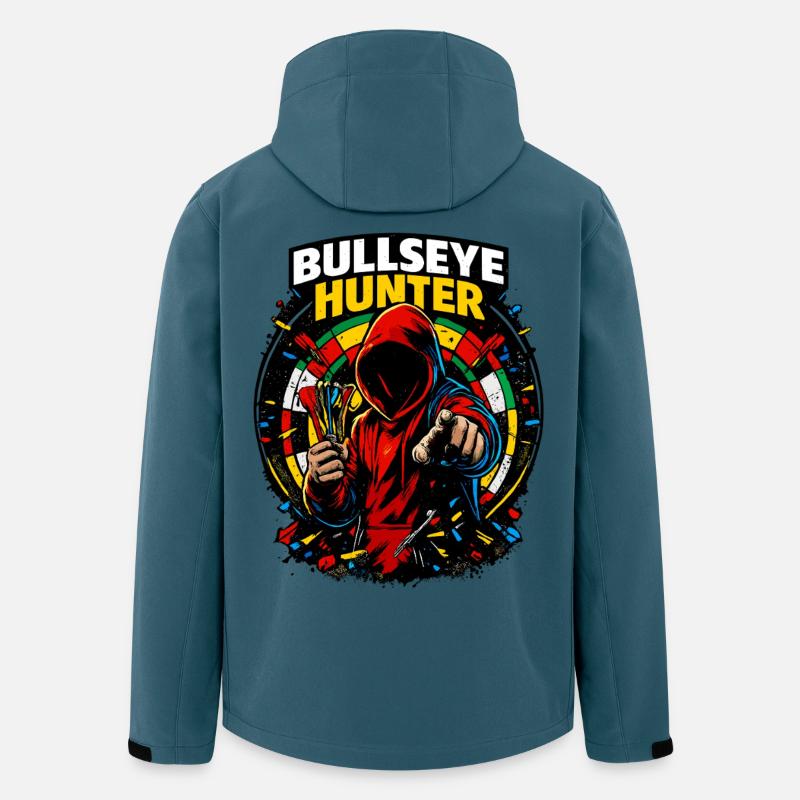 Dart Bullseye Hunter - Recycelte Männer Softshell-Jacke von Stanley/Stella - Dunkles Petrol