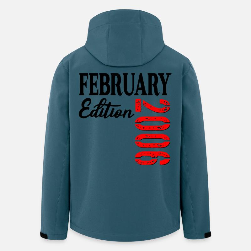 21. Geburtstag – Februar 2006 - Recycelte Männer Softshell-Jacke von Stanley/Stella - Dunkles Petrol