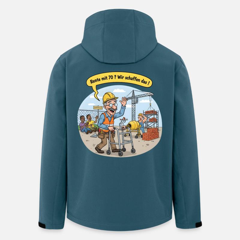 Retirement at 70 ? - Men’s Recycled Softshell Jacket by Stanley/Stella - stargazer