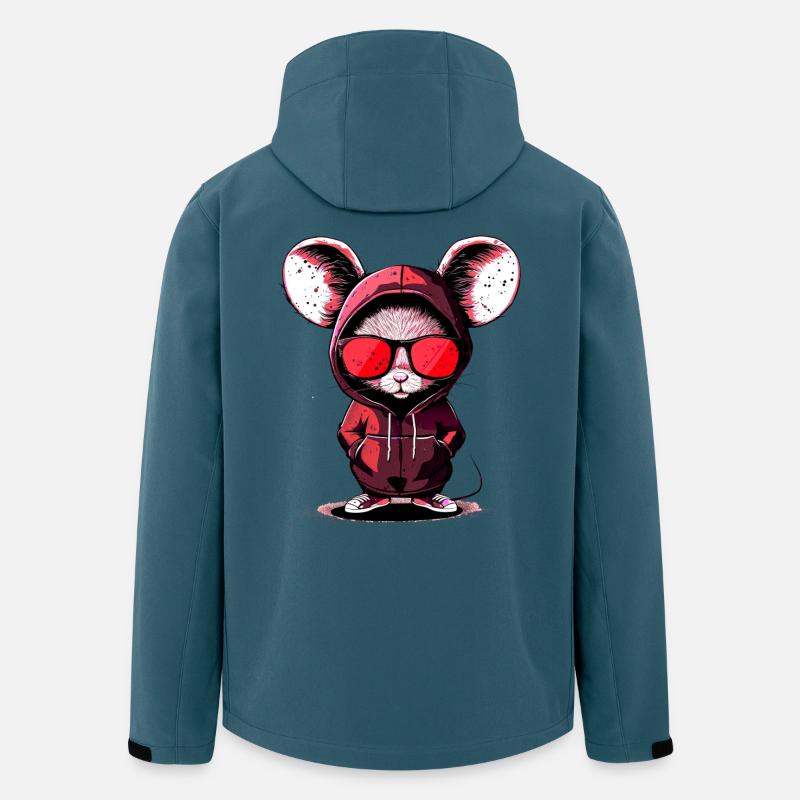 cooles Design - Recycelte Männer Softshell-Jacke von Stanley/Stella - Dunkles Petrol