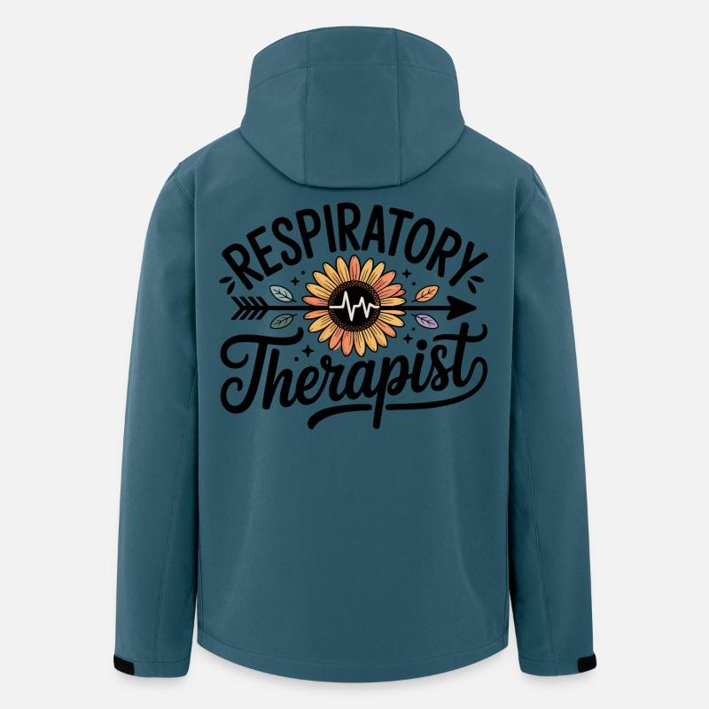 Sonnenblume Herzschlag Inspiration - Recycelte Männer Softshell-Jacke von Stanley/Stella - Dunkles Petrol