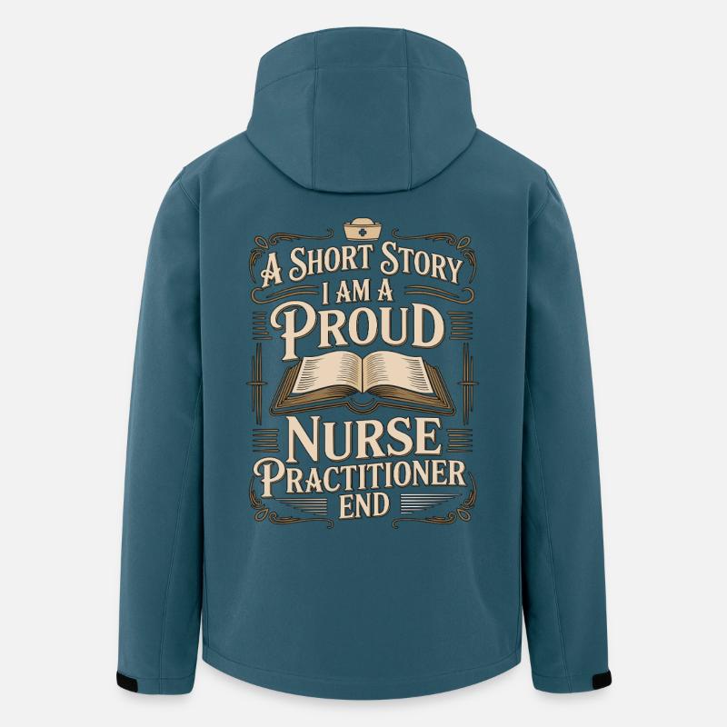 Infirmier praticien : une nouvelle Infirmière diplômée - Veste softshell homme en polyester recyclé Stanley/Stella - bleu pétrole foncé