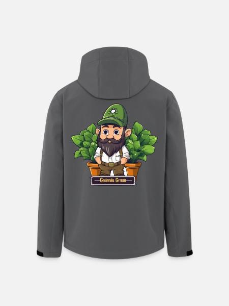Green Gardener Gnome Comic - Men’s Recycled Softshell Jacket by Stanley/Stella - stargazer
