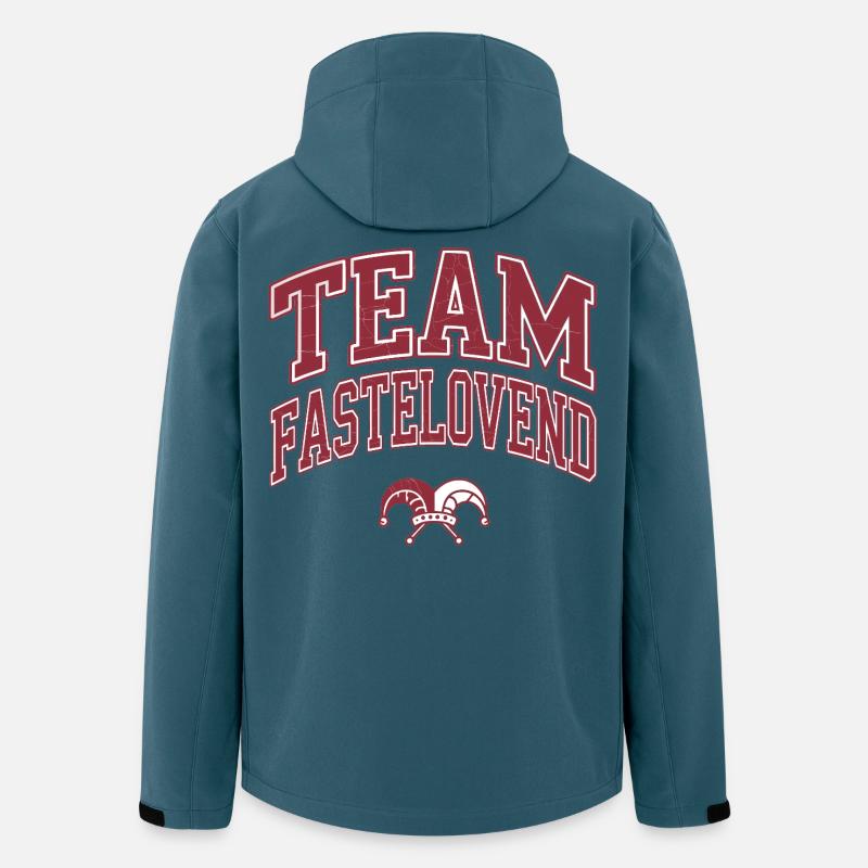Team Fastelovend - Recycelte Männer Softshell-Jacke von Stanley/Stella - Dunkles Petrol