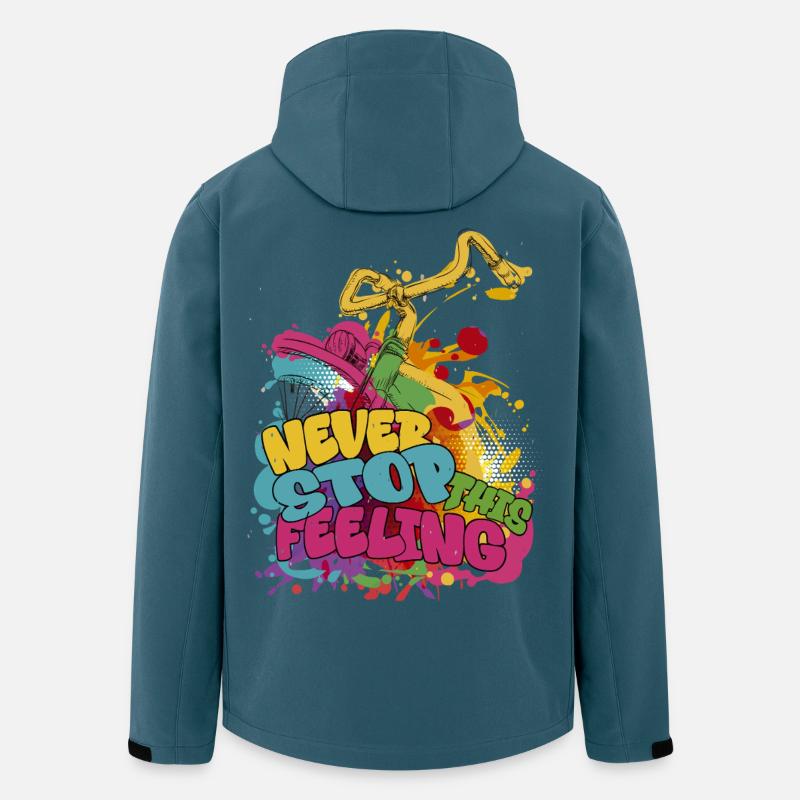 Never stop this feeling - Men’s Recycled Softshell Jacket by Stanley/Stella - stargazer