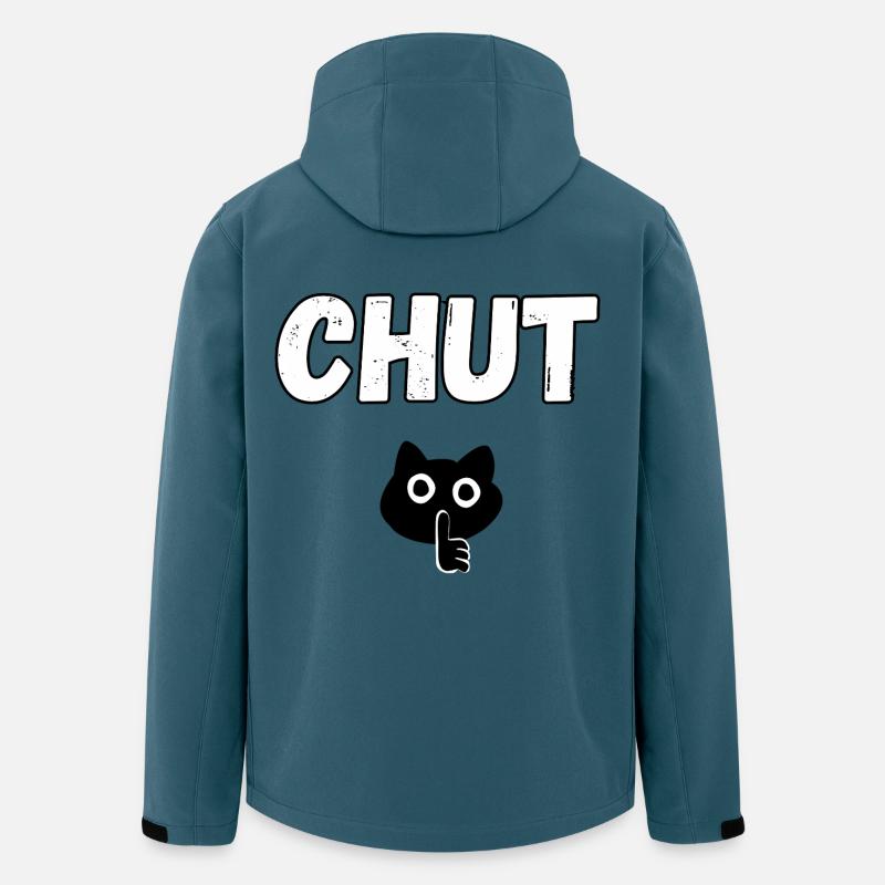 Sei still - Recycelte Männer Softshell-Jacke von Stanley/Stella - Dunkles Petrol