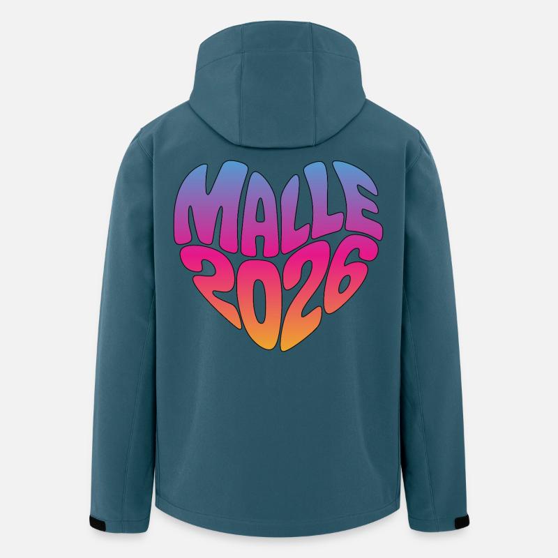 Mallorca Malle 2026  - Recycelte Männer Softshell-Jacke von Stanley/Stella - Dunkles Petrol