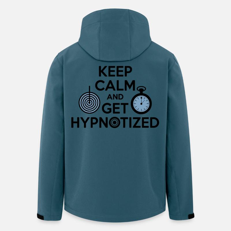 Hypnotist Keep Calm Get Hypnotized Professional  - Men’s Recycled Softshell Jacket by Stanley/Stella - stargazer