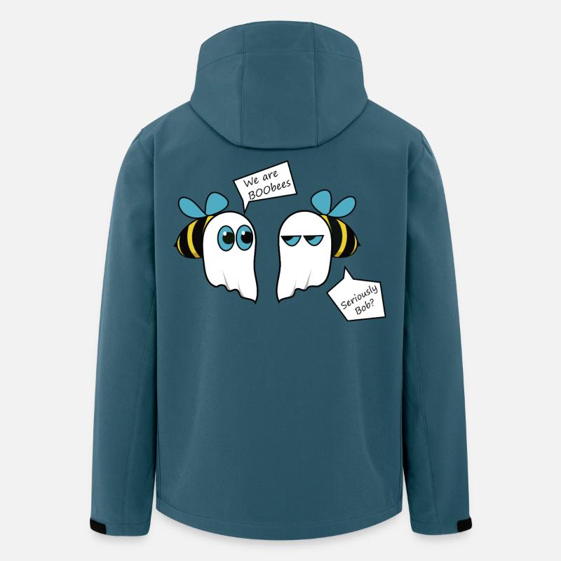 booooobees - Recycelte Männer Softshell-Jacke von Stanley/Stella - Dunkles Petrol