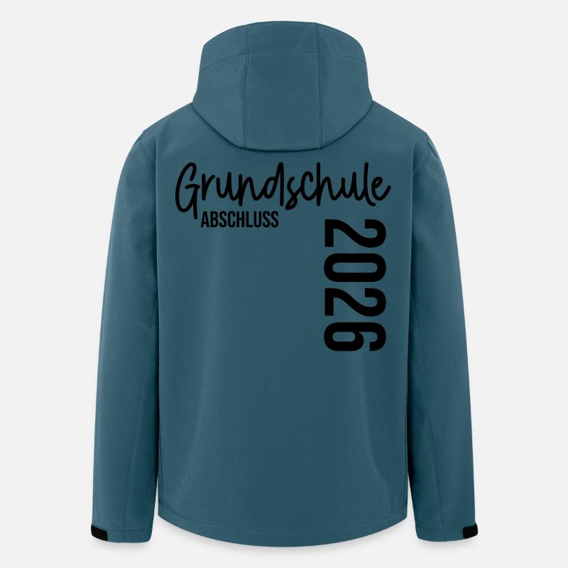 Abschluss Grundschule 2026 - Recycelte Männer Softshell-Jacke von Stanley/Stella - Dunkles Petrol