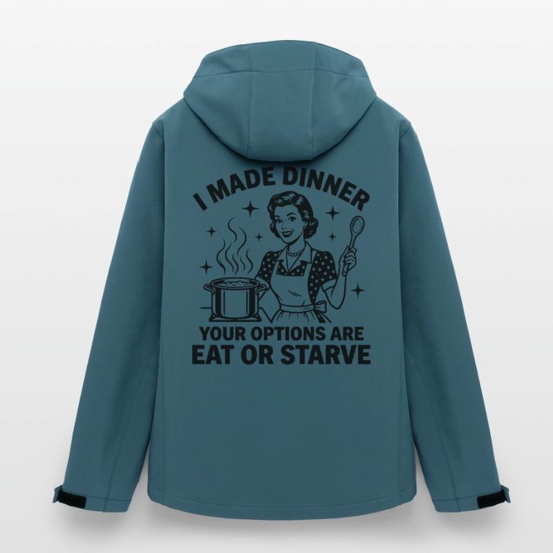 Küchen-Chef: Friss oder stirb! Recycelte Männer Softshell-Jacke von Stanley/Stella