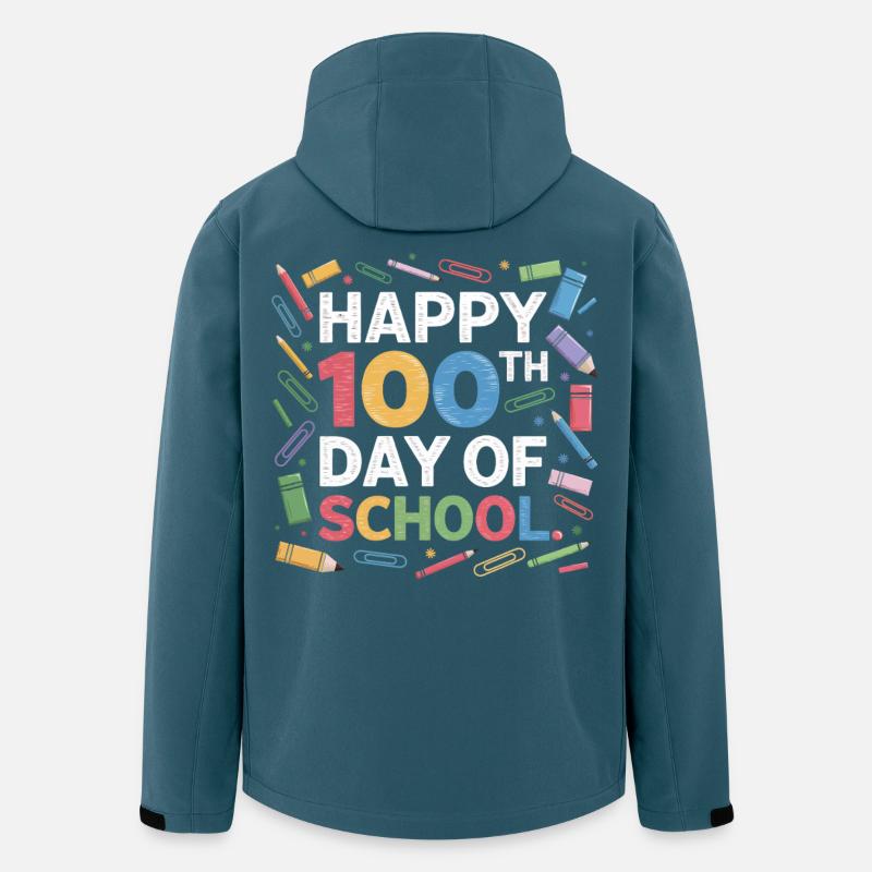 Hundredth School Day Anniversary - Men’s Recycled Softshell Jacket by Stanley/Stella - stargazer