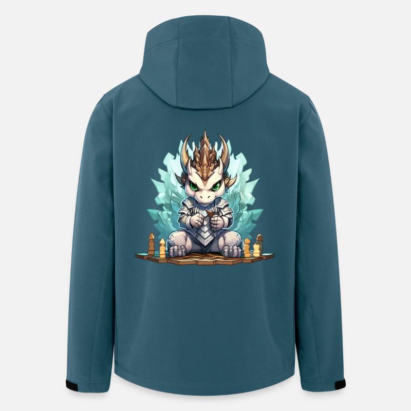 Eisdrache Ritter Kristallkranz - Recycelte Männer Softshell-Jacke von Stanley/Stella - Dunkles Petrol