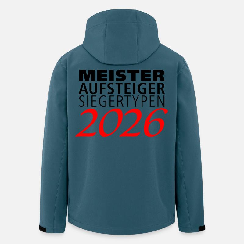 Champions, climbers, winners in 2026 - Men’s Recycled Softshell Jacket by Stanley/Stella - stargazer