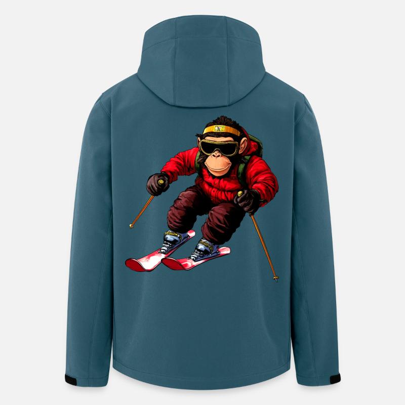 Monkey Ski - Men’s Recycled Softshell Jacket by Stanley/Stella - stargazer