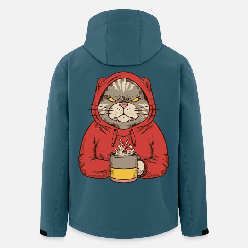 That’s What I Do – I Drink Coffee and Hate People  - Recycelte Männer Softshell-Jacke von Stanley/Stella - Dunkles Petrol