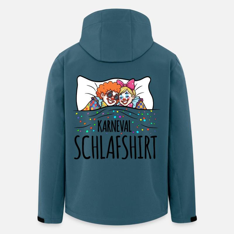 Fasching Schlafshirt - Recycelte Männer Softshell-Jacke von Stanley/Stella - Dunkles Petrol