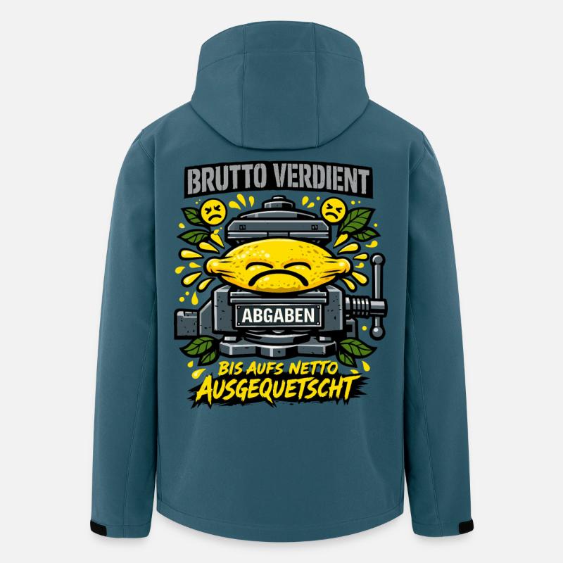 Squeezed to the net - Men’s Recycled Softshell Jacket by Stanley/Stella - stargazer