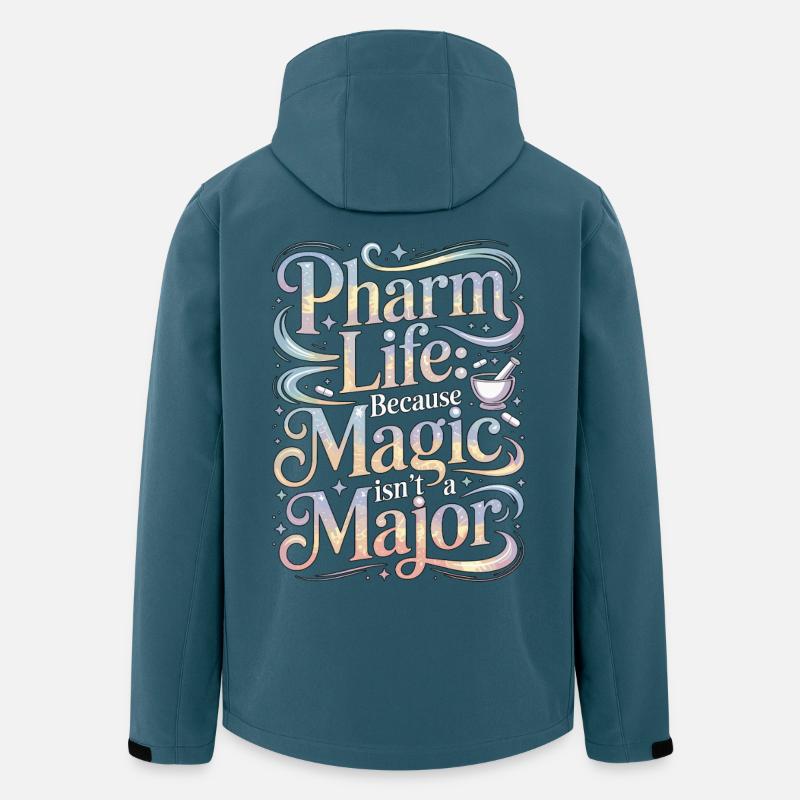 Pharmacist Student Pharm Life Because Clinical - Recycelte Männer Softshell-Jacke von Stanley/Stella - Dunkles Petrol
