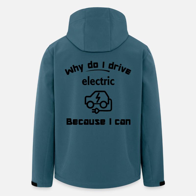 Elektroautos und mobile Zukunft - Recycelte Männer Softshell-Jacke von Stanley/Stella - Dunkles Petrol