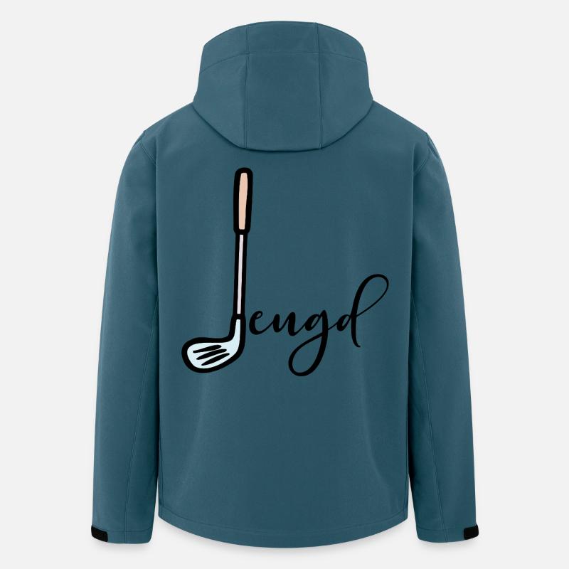 Jugendgolfer Jugend - Recycelte Männer Softshell-Jacke von Stanley/Stella - Dunkles Petrol