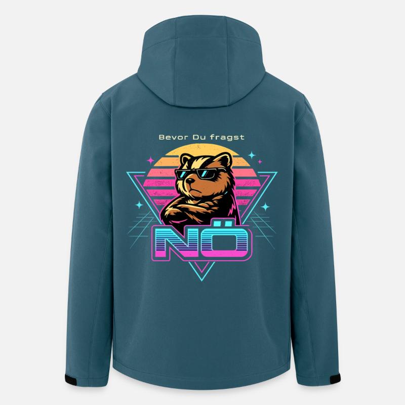 Avant que vous ne demandiez : Basse-Autriche - Veste softshell homme en polyester recyclé Stanley/Stella - bleu pétrole foncé