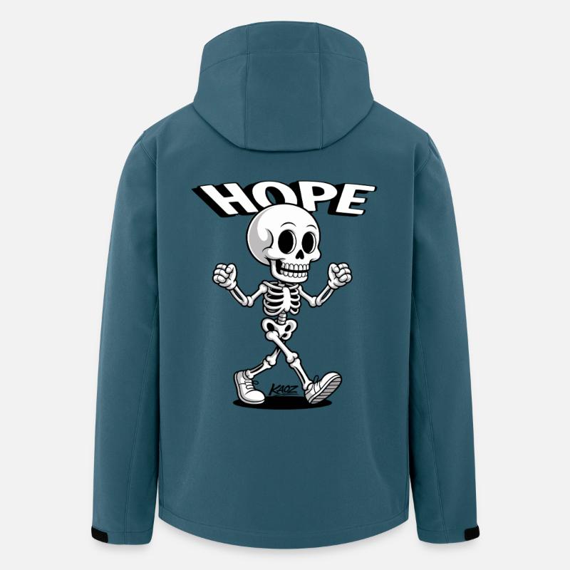 Hope Skeleton Stride - Men’s Recycled Softshell Jacket by Stanley/Stella - stargazer