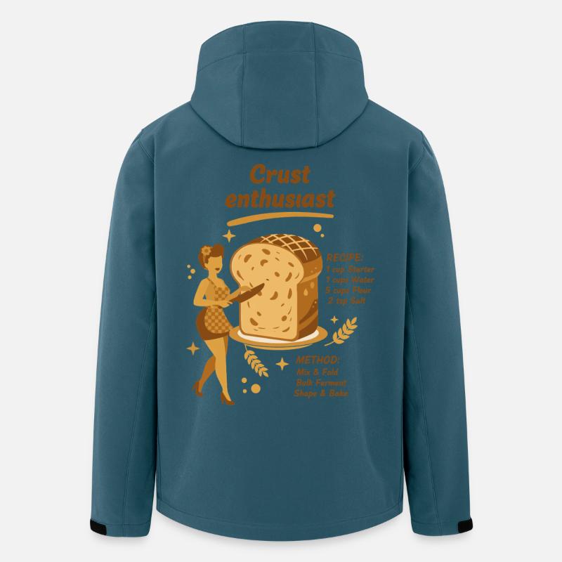 Sourdough Crust Enthusiast Bread Baking Baker - Men’s Recycled Softshell Jacket by Stanley/Stella - stargazer