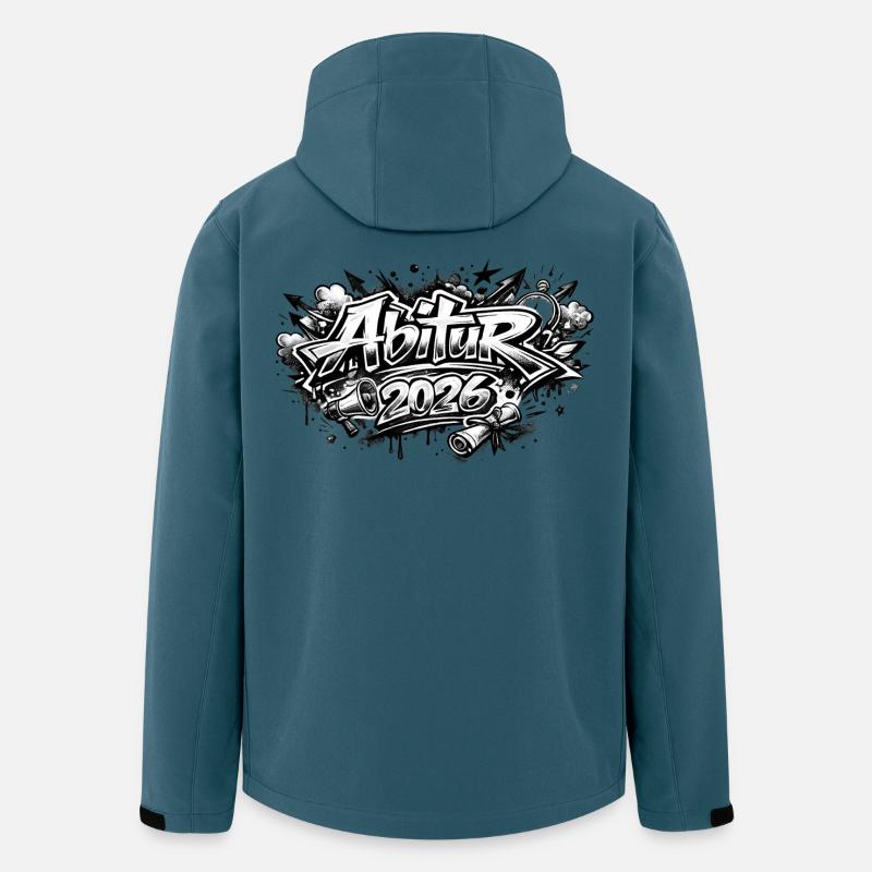 Graffiti 2026 Sprühkunst - Recycelte Männer Softshell-Jacke von Stanley/Stella - Dunkles Petrol