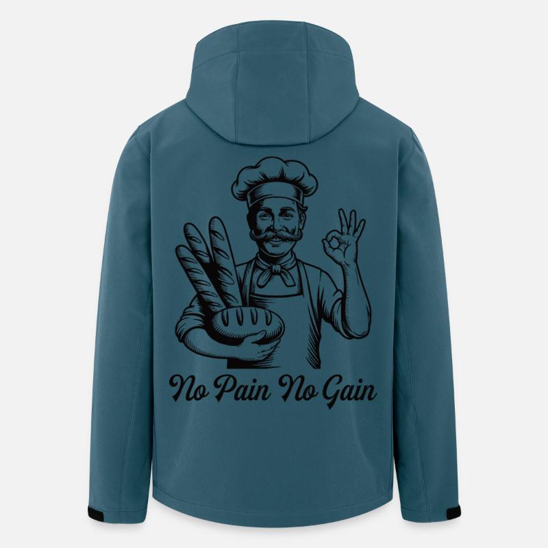 Bread Bakery Humor Baker - Men’s Recycled Softshell Jacket Discoverer by Stanley/Stella - stargazer