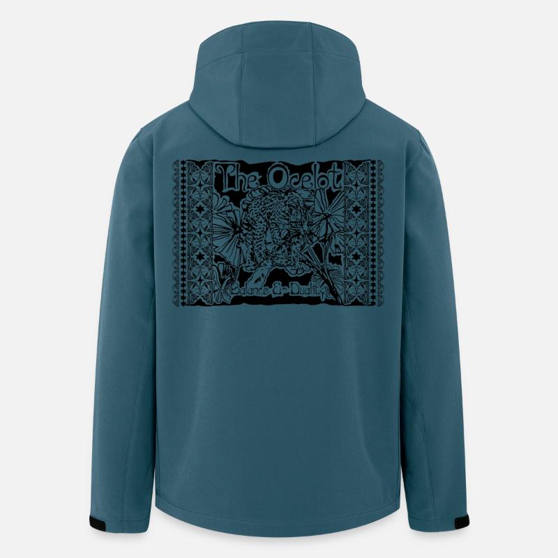 DER OCELOT - Recycelte Männer Softshell-Jacke Discoverer von Stanley/Stella - Dunkles Petrol