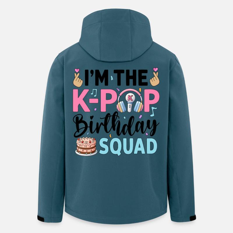 I'm The K-Pop Birthday Squad - Recycelte Männer Softshell-Jacke von Stanley/Stella - Dunkles Petrol