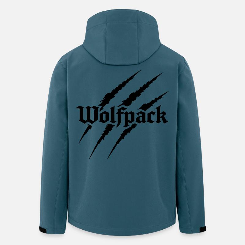 Wolf pack - Men’s Recycled Softshell Jacket by Stanley/Stella - stargazer