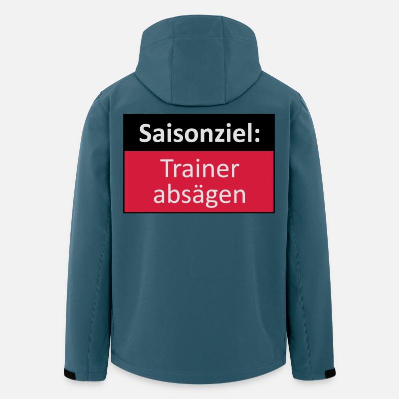 Trainer absägen - Recycelte Männer Softshell-Jacke von Stanley/Stella - Dunkles Petrol