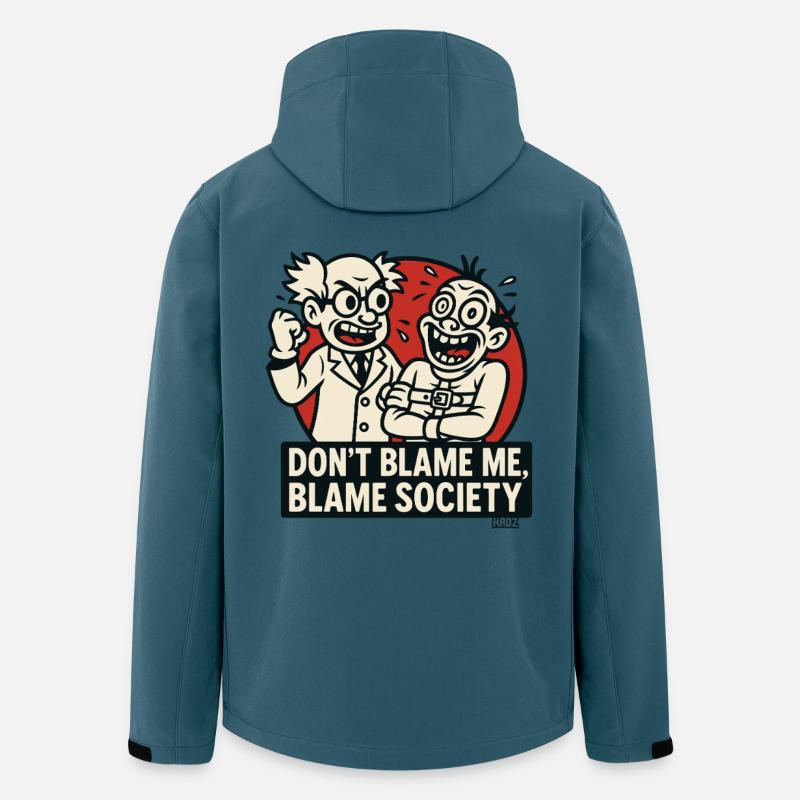 Duo scientifique Société de la Responsabilité - Veste softshell homme en polyester recyclé Stanley/Stella - bleu pétrole foncé