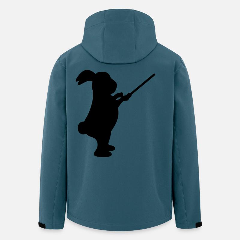 Dirigent Hase Musik - Recycelte Männer Softshell-Jacke von Stanley/Stella - Dunkles Petrol