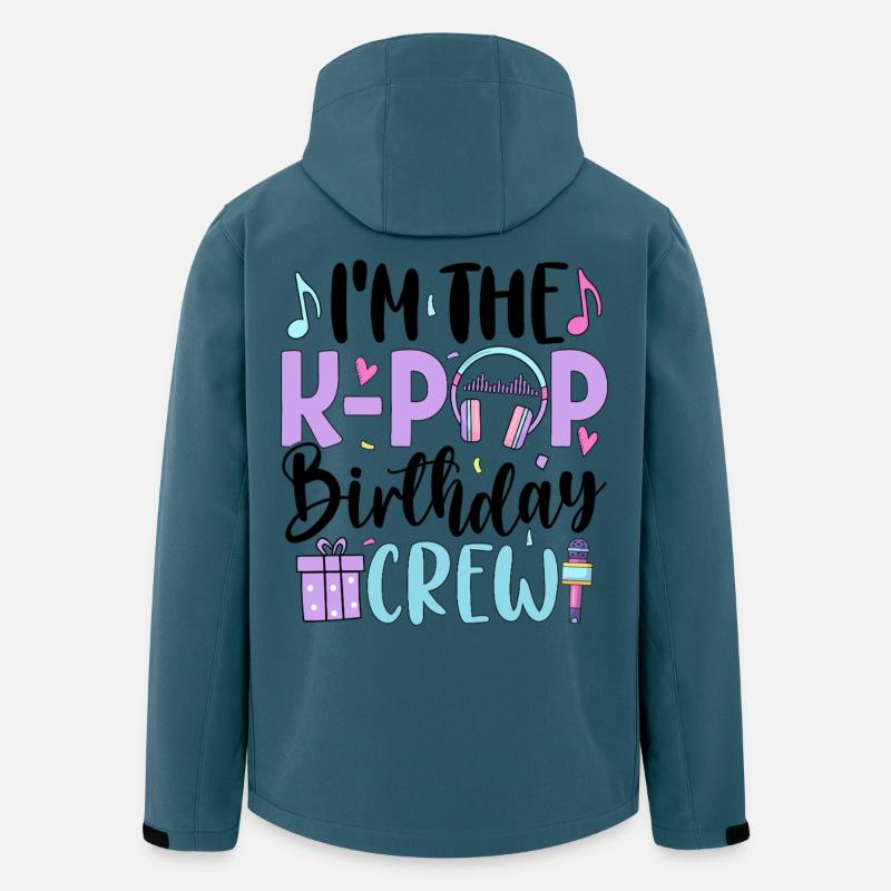 I'm The K Pop Birthday Crew - Men’s Recycled Softshell Jacket by Stanley/Stella - stargazer