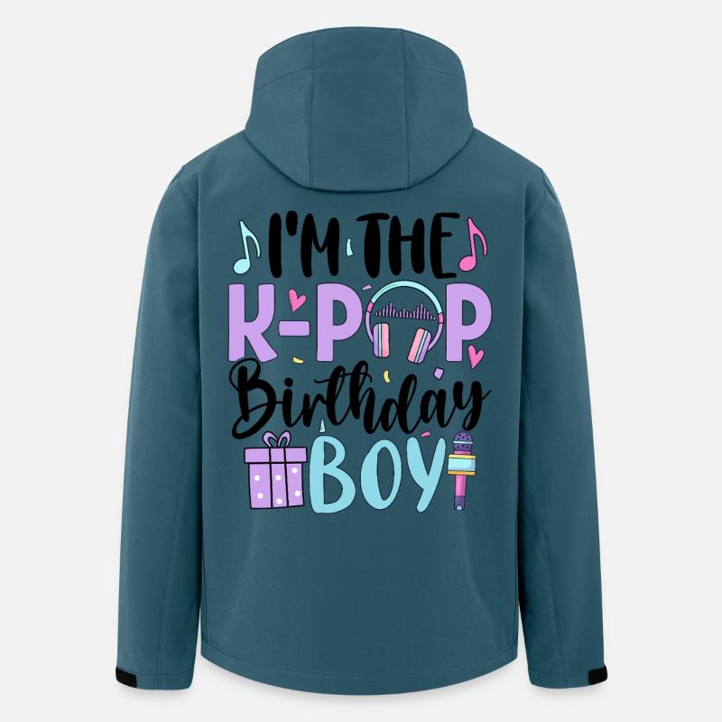 I'm The K Pop Birthday Boy - Recycelte Männer Softshell-Jacke von Stanley/Stella - Dunkles Petrol